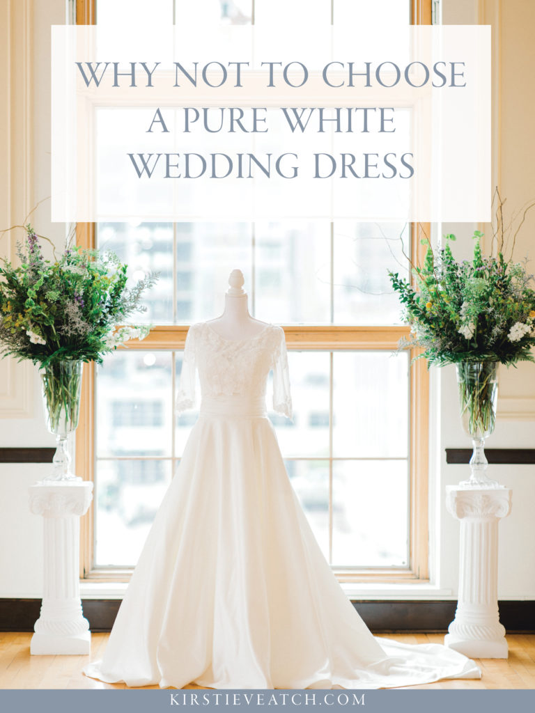wedding dresses not white